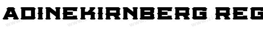 adinekirnberg regula字体转换